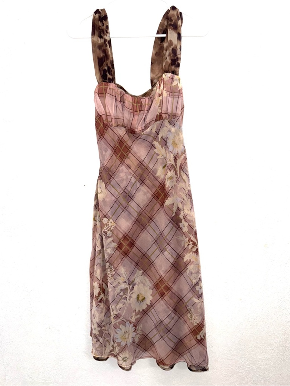NEW Free People Morning Dew Autumn Combo Midi Dress Size Small - Picture 5 of 12